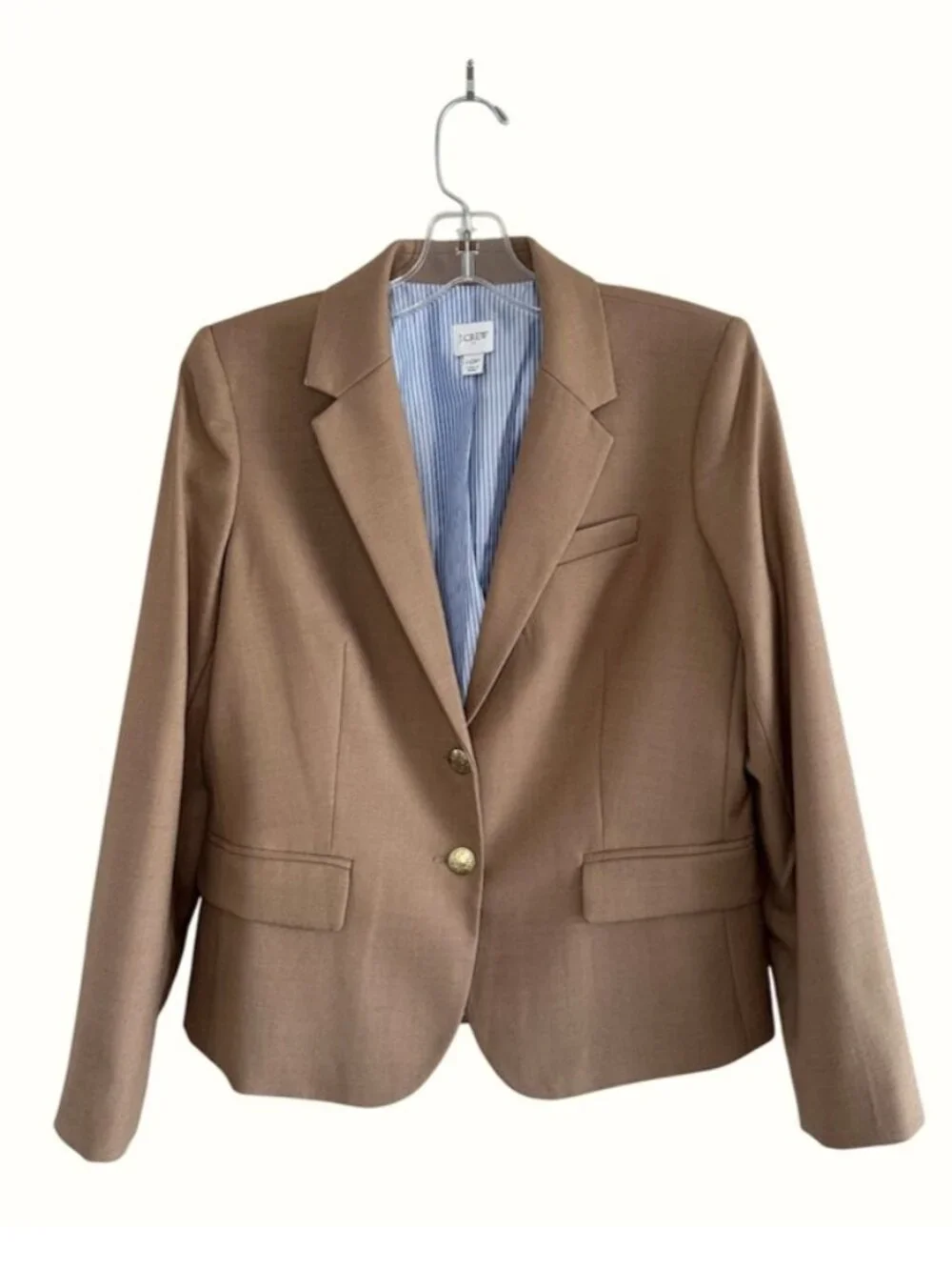 J. Crew Original Schoolboy Blazer, 10P, Camel Tan Classic Preppy